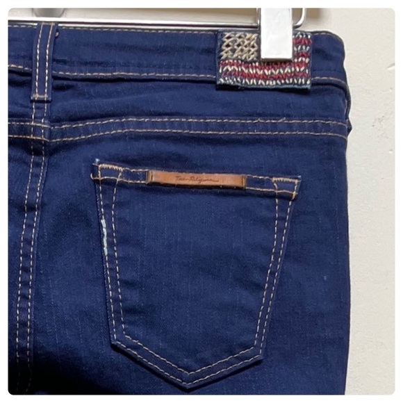 True Religion Halle Flag Embroidery Label Skinny Jean See Description Runs Small - Picture 6 of 11
